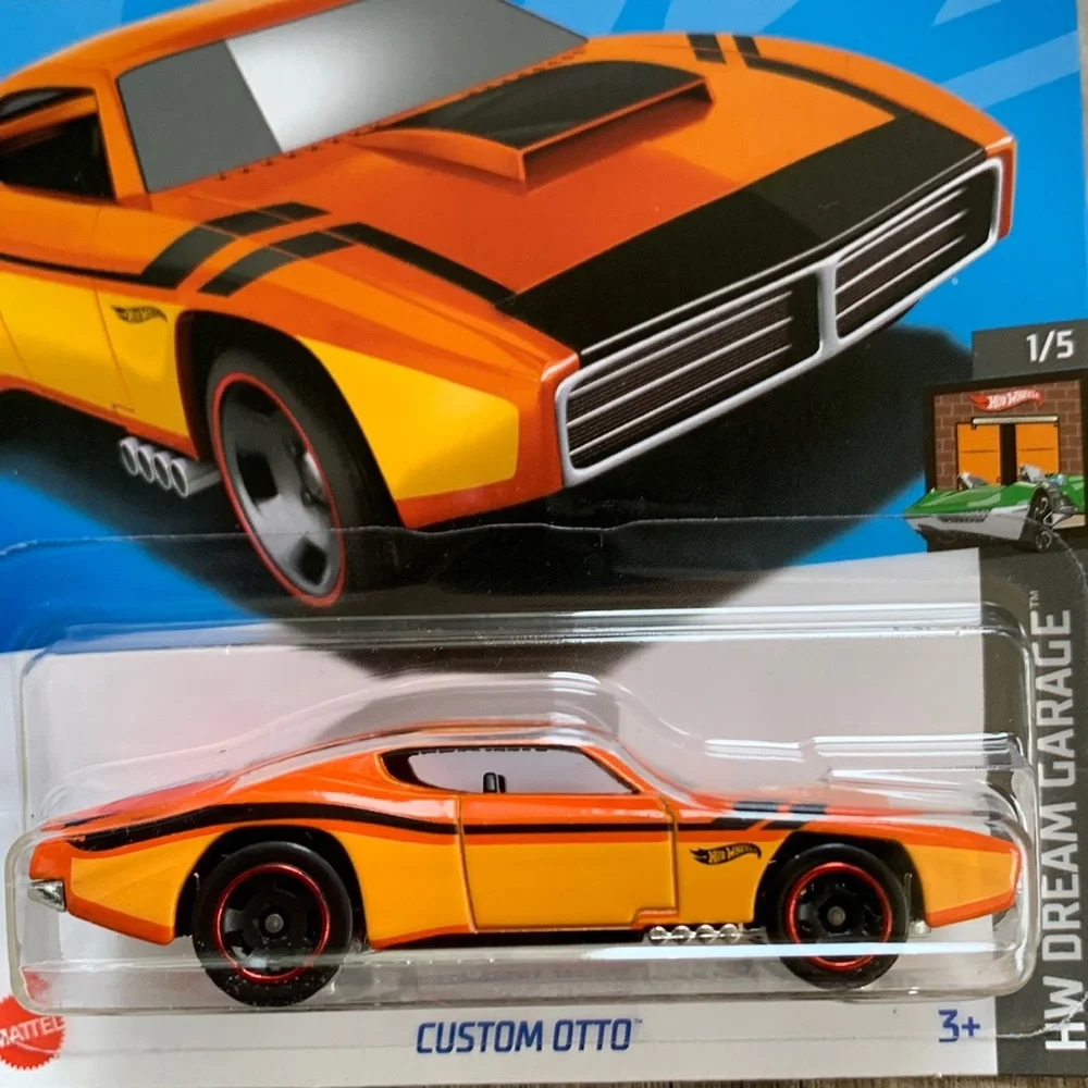 Hot Wheels Custom Otto Orange Muscle Car HW Dream Garage Hotwheels 2024 🆕